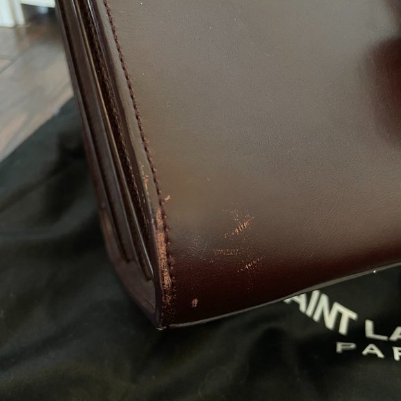 YSL Saint Laurent Sac de Jour Small Bordeaux Bag - Picture 5 of 16